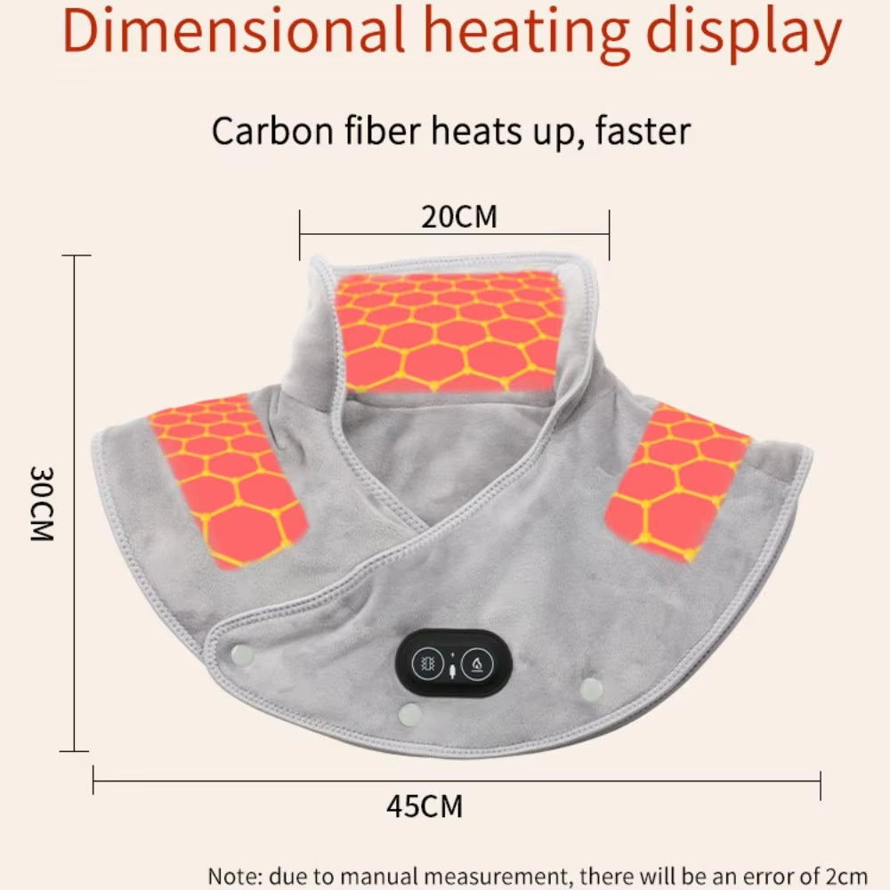 Therapeutic Heated Wrap for Neck & Shoulder Pain Relief