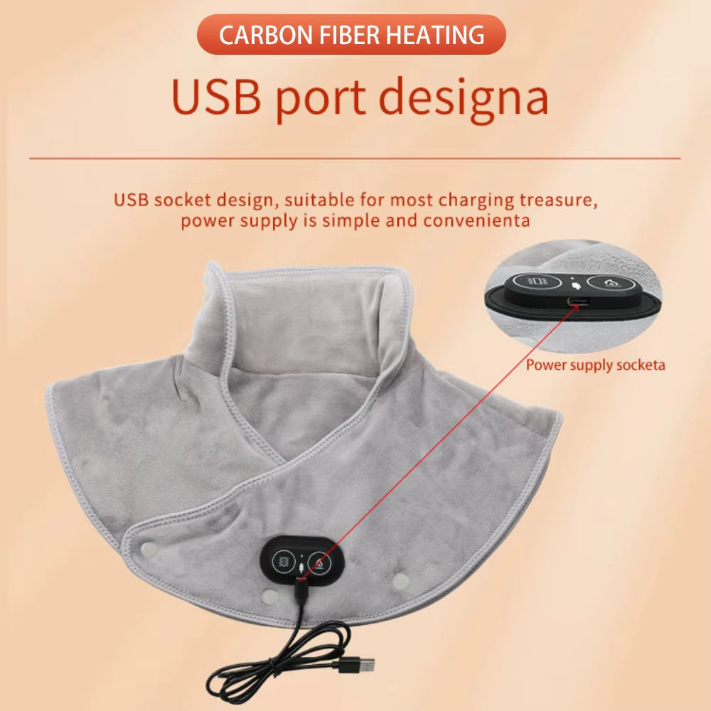 Therapeutic Heated Wrap for Neck & Shoulder Pain Relief