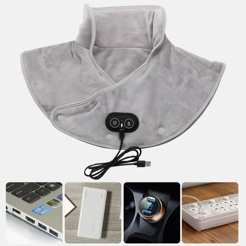 Therapeutic Heated Wrap for Neck & Shoulder Pain Relief